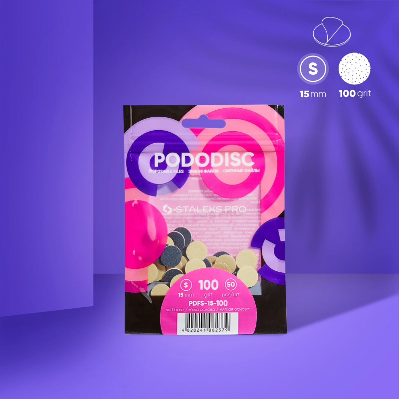 Repuestos Acolchados Para Disco Para Pedicura PODODISC STALEKS PRO S (50 Pcs) Repuestos Acolchados Para Disco Para Pedicura PODODISC STALEKS PRO S (50 Pcs)